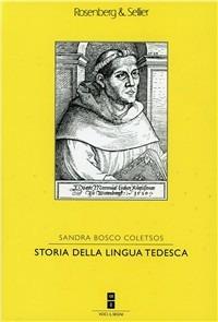 Storia della lingua tedesca - Sandra Bosco Coletsos - copertina