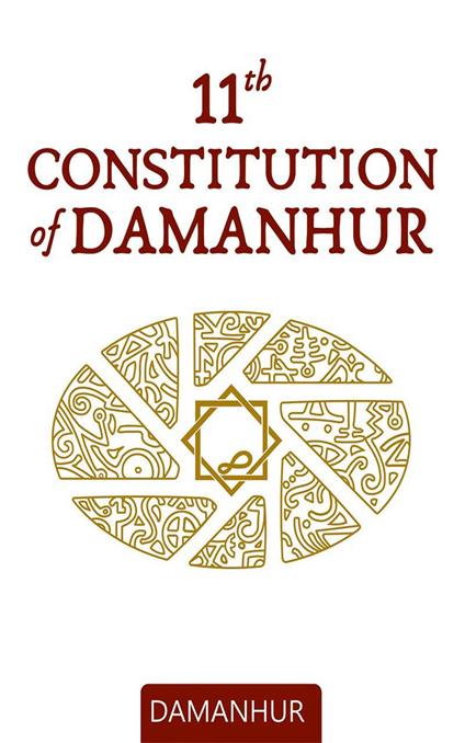 11th Constitution of Damanhur - copertina