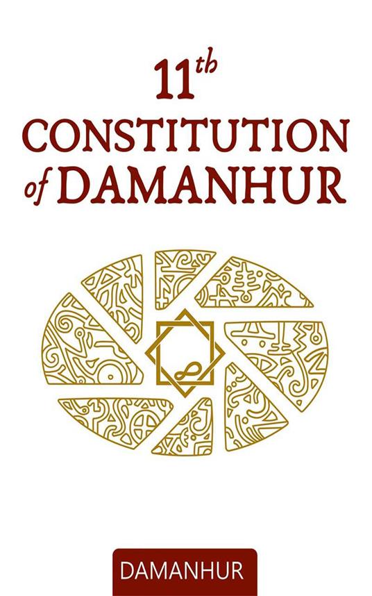 11th Constitution of Damanhur - copertina