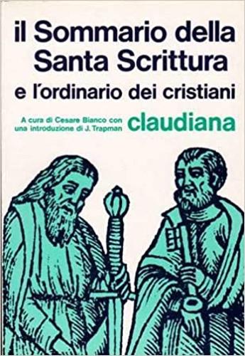 Il sommario della Santa scrittura e l'ordinario dei cristiani - copertina