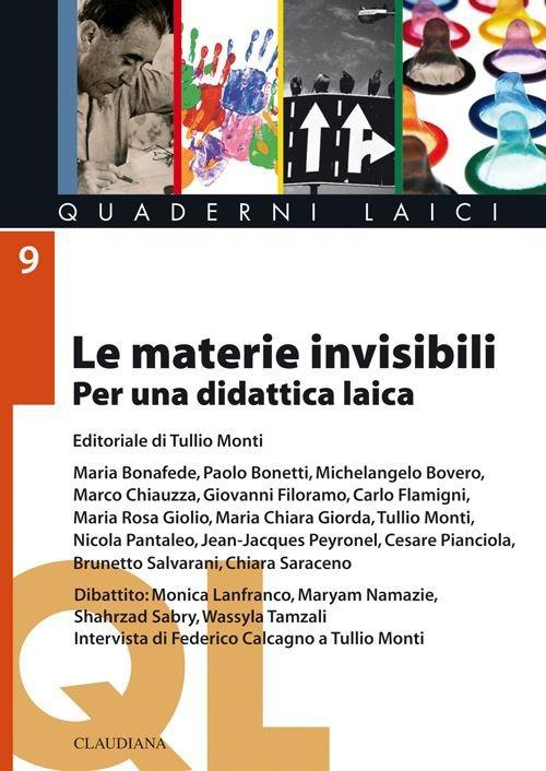 Le materie invisibili. Per una didattica laica - copertina