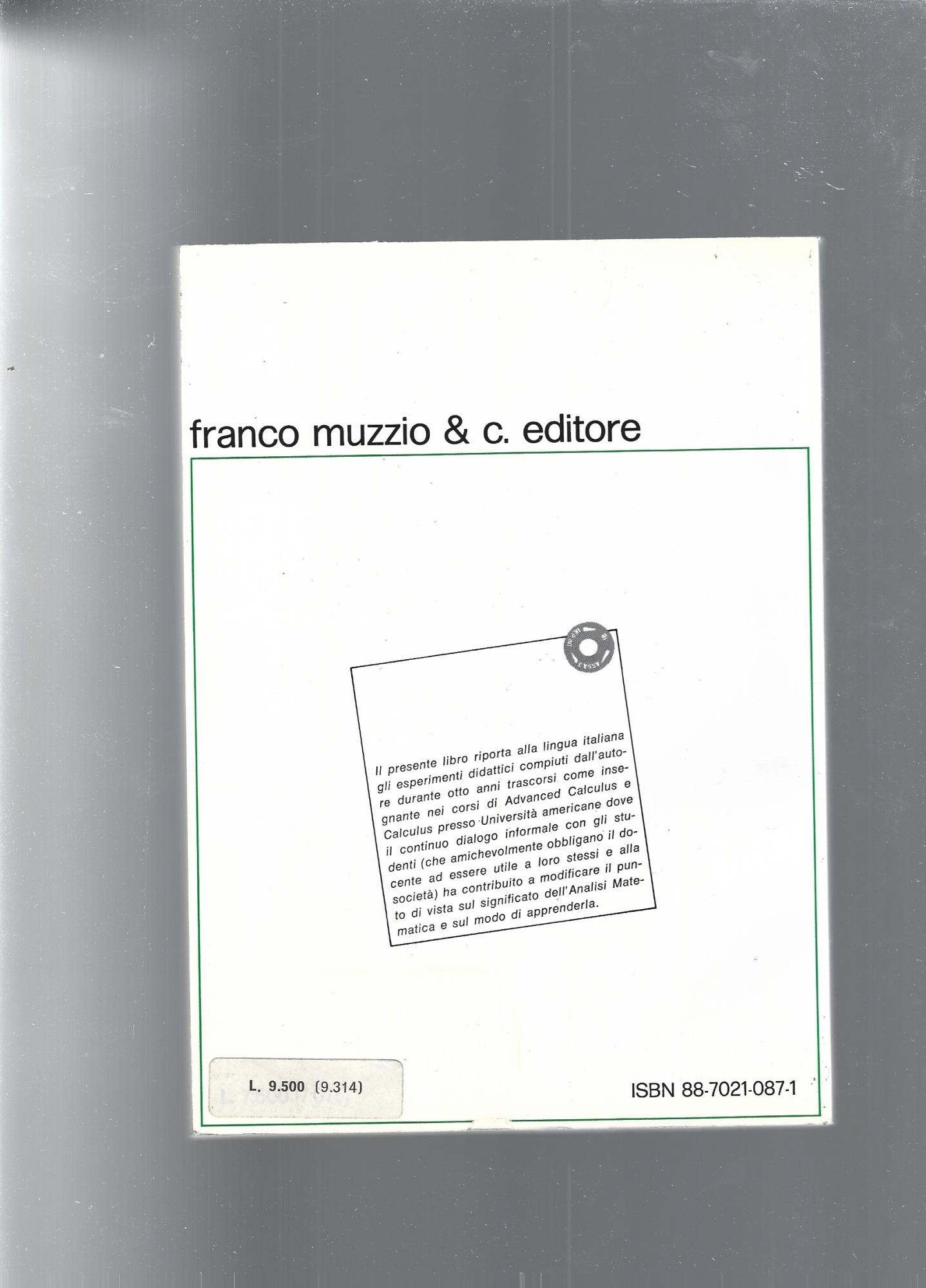 L'analisi matematica