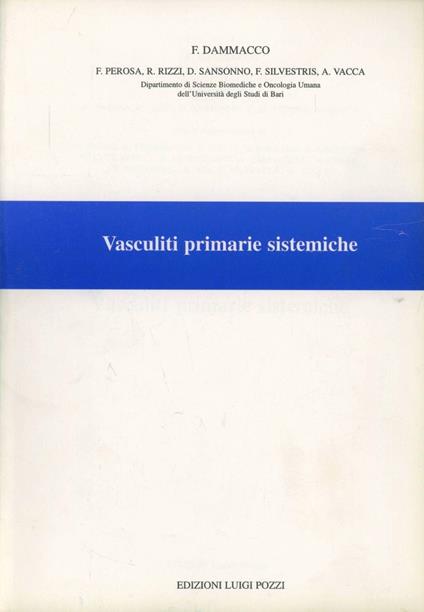 Vasculiti primarie sistemiche - Franco Dammacco - copertina