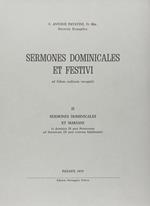 Sermones dominicales et festivi. Vol. 2: Sermones dominicales et mariani.