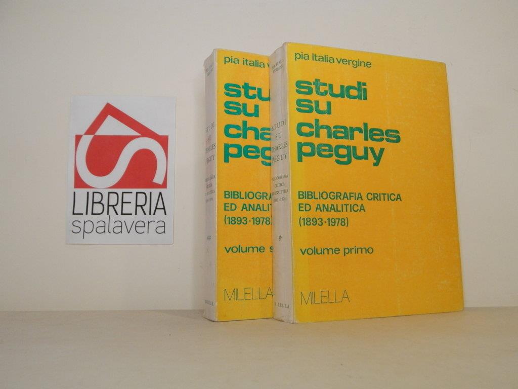 Studi su Charles Péguy. Bibliografia critica ed analitica (1893-1978)