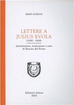 Lettere a Julius Evola