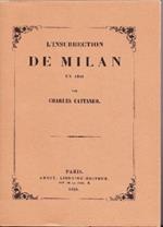 L' insurrection de Milan en 1848
