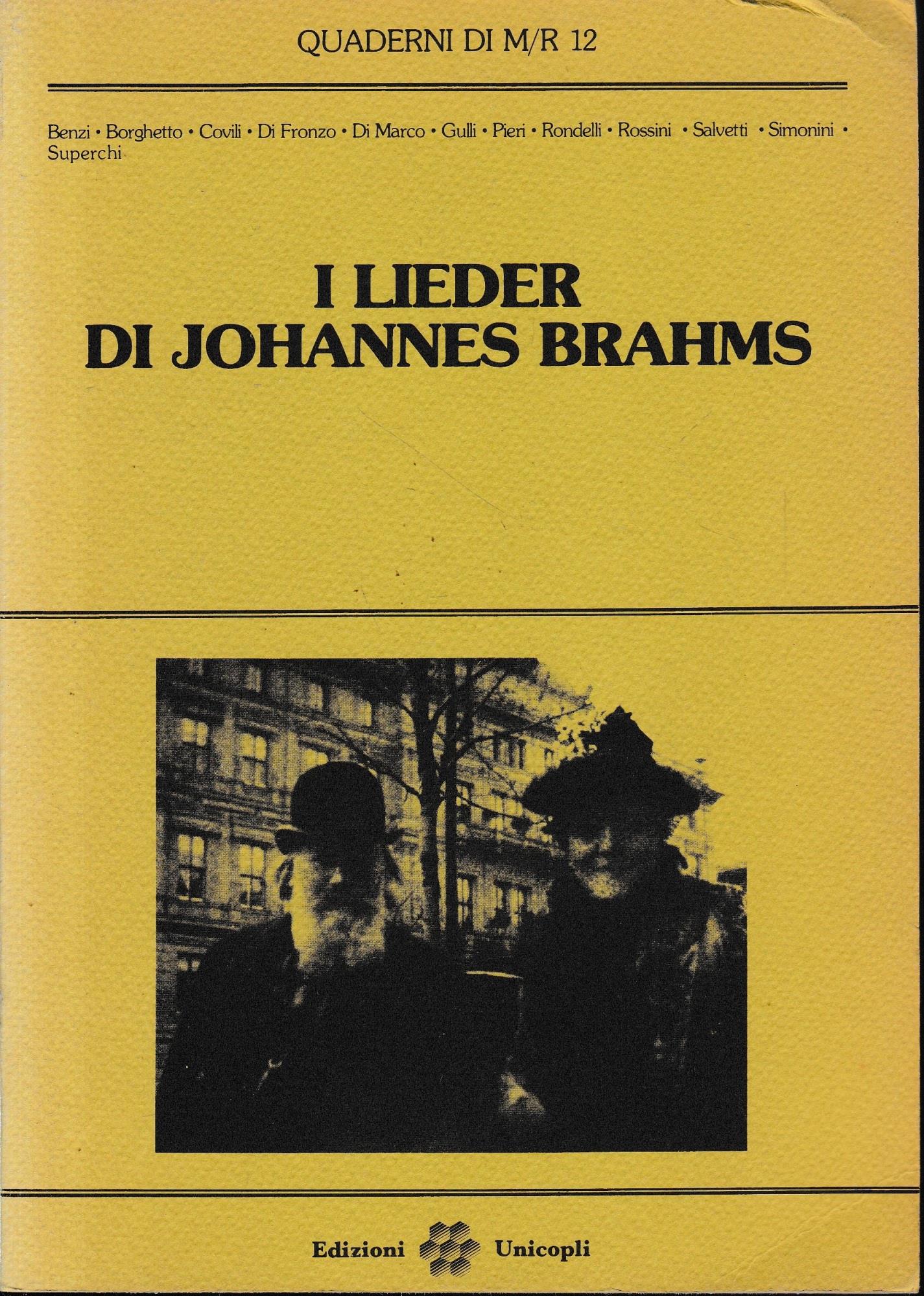I lieder di Johannes Brahms