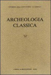 Archeologia classica (1976). Vol. 28 - copertina