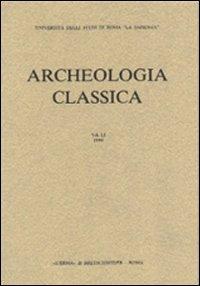 Archeologia classica (1973-1974). Vol. 25-26: Volume in onore di Margherita Guarducci. - copertina