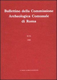 Bullettino della Commissione archeologica comunale di Roma. Vol. 82 - copertina