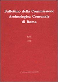 Bullettino della Commissione archeologica comunale di Roma. Vol. 83 - copertina