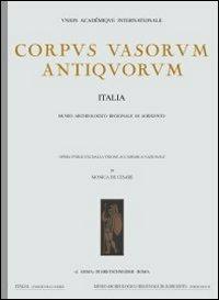 Corpus vasorum antiquorum. Vol. 70: Museo nazionale di Taranto, collezione Rotondo. - copertina