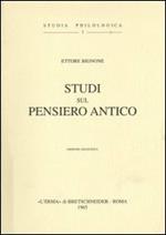 Studi sul pensiero antico (1938)