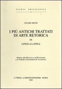 I più antichi trattati di arte retorica in lingua latina (1900) - C. Bione - copertina