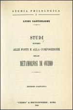 Studi intorno alle fonti e alla composizione delle Metamorfosi di Ovidio (1906)
