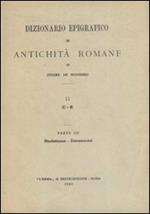 Dizionario epigrafico di antichità romane. Vol. 2\1: C-Consul.
