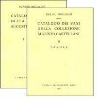 Libro Catalogo dei vasi della collezione Augusto Castellani Paolino Mingazzini