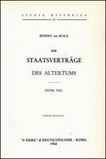 Die Staatsverträge des Altertums (1898). Vol. 1