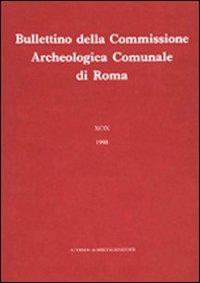Bullettino della Commissione archeologica comunale di Roma. Vol. 85 - copertina