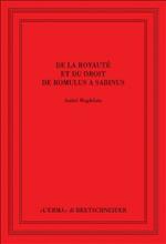 De la royauté et du droit de Romulus à Sabinus
