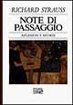 Libro Note di passaggio. Riflessioni e ricordi Richard Strauss