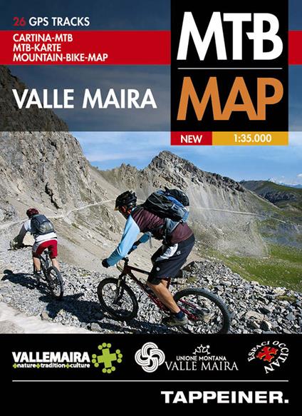 Valle Maira. Mountain-bike-map 1:35.000 - copertina