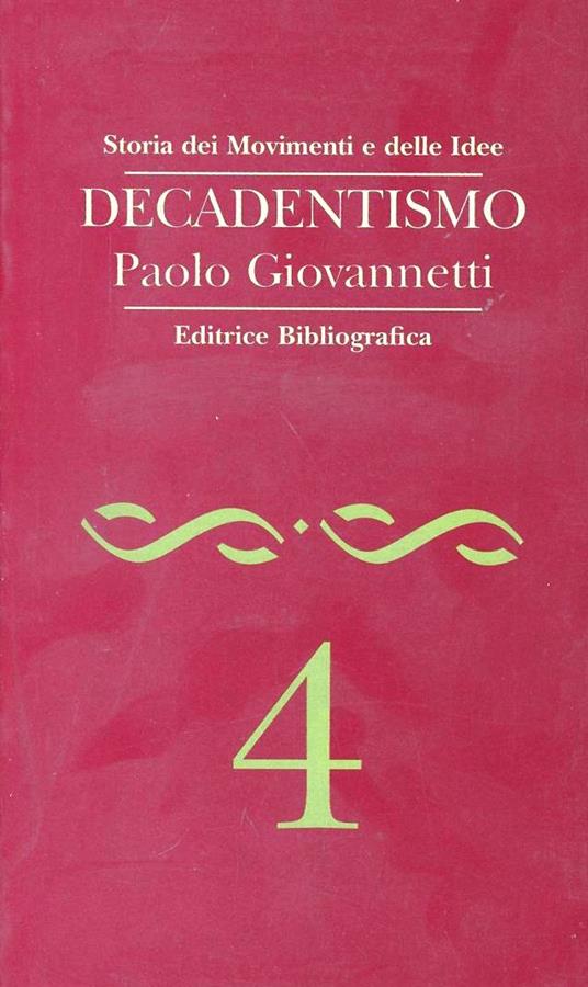 Decadentismo - Paolo Giovannetti - copertina