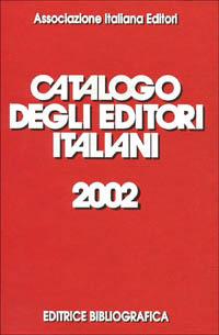 Catalogo degli editori italiani 2002 - copertina