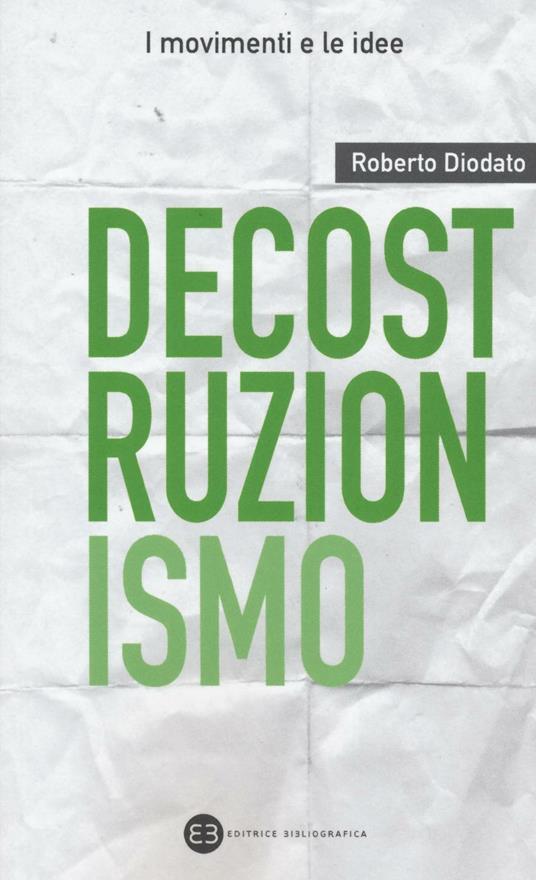 Decostruzionismo - Roberto Diodato - copertina