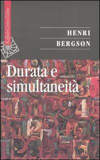 Durata e simultaneità - Henri Bergson - copertina