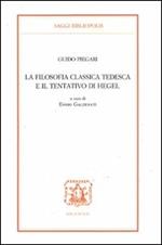 La filosofia classica tedesca e il tentativo di Hegel