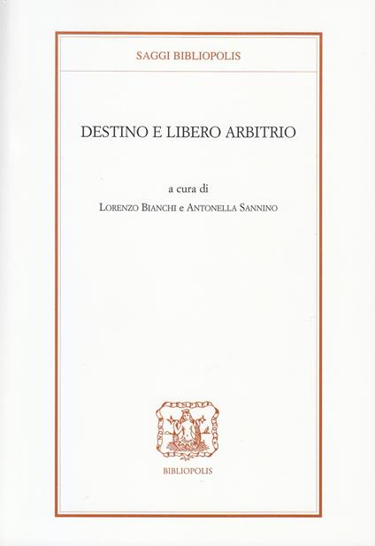 Destino e libero arbitrio - copertina