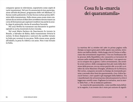 Cose spiegate bene. Novecento, il secolo scorso. Com'è stata l'Italia fino a 25 anni fa, visto che ne parliamo ancora ogni giorno - 8