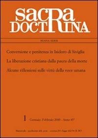 Conversione e penitenza in Isidoro di Siviglia-Liberazione cristiana della paura della morte-Alcune riflessioni sulle virtù della voce umana - copertina