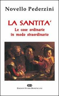 La santità. Le cose ordinarie in modo straordinario - Novello Pederzini - copertina