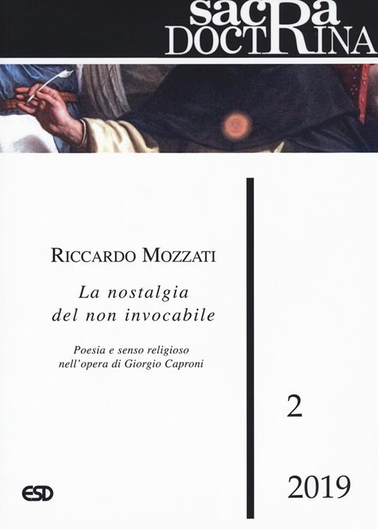 Sacra doctrina (2019). Vol. 2 - copertina