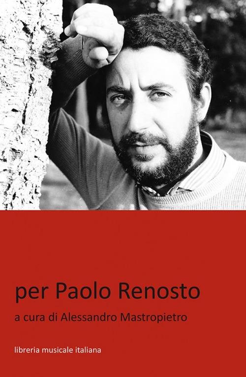 Per Paolo Renosto - copertina