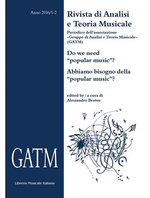 GATM. Rivista di analisi e teoria musicale (2016). Vol. 1-2 - copertina
