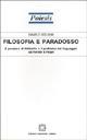 Filosofia e paradosso. Il pensiero di Hölderlin e il problema del linguaggio da Herder a Hegel