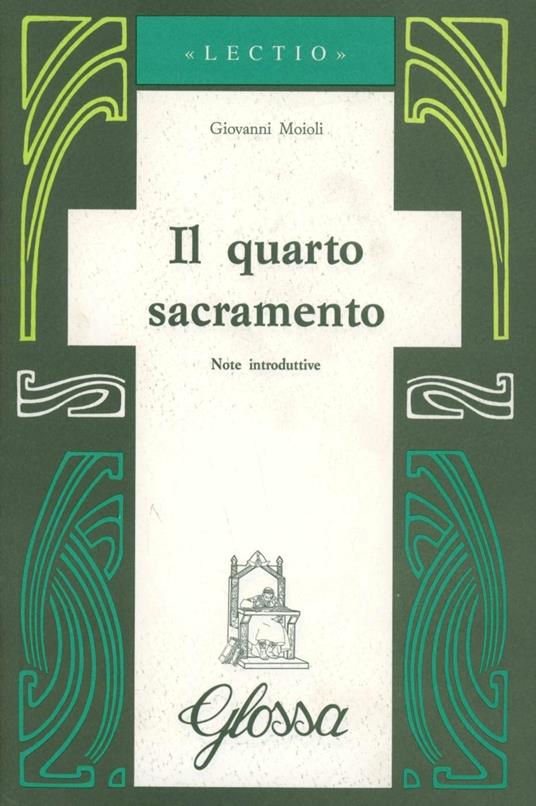 Il quarto sacramento - Giovanni Moioli - copertina