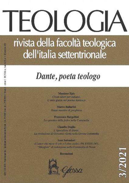 Teologia (2021). Vol. 3: Dante, poeta teologo - copertina