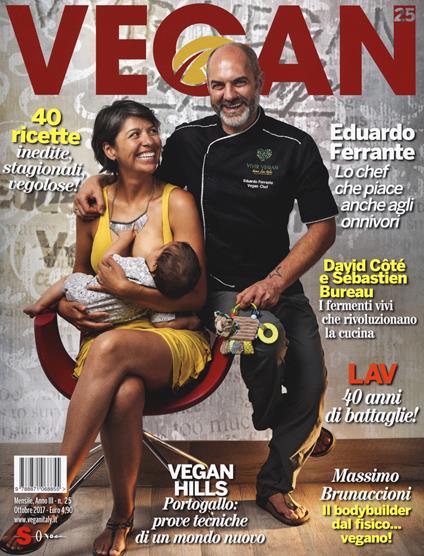 Vegan Italy (2017). Vol. 25: Ottobre. - copertina
