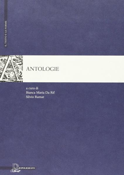 Antologie - copertina