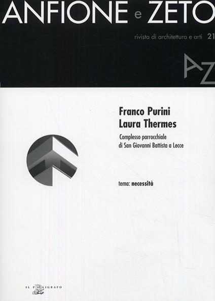 Franco Purini, Laura Thermes. Complesso parrocchiale di San Giovanni Battista a Lecce - copertina