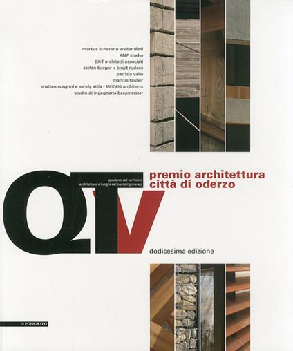 Dodicesimo Premio architettura città di Oderzo. Ediz. illustrata - copertina