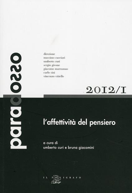 L' affettività del pensiero - copertina