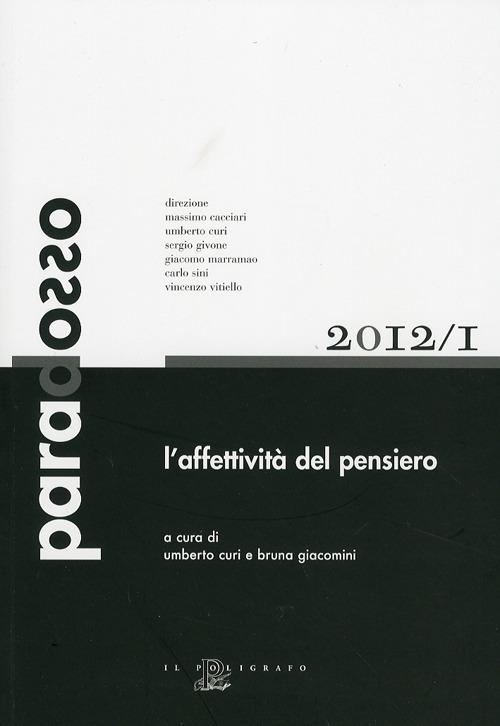 L' affettività del pensiero - copertina