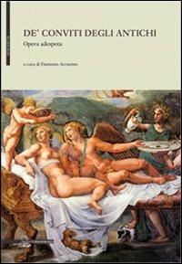 De' conviti degli antichi. Opera adespota - copertina