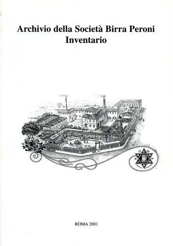 Archivio della società Birra Peroni. Inventario - copertina